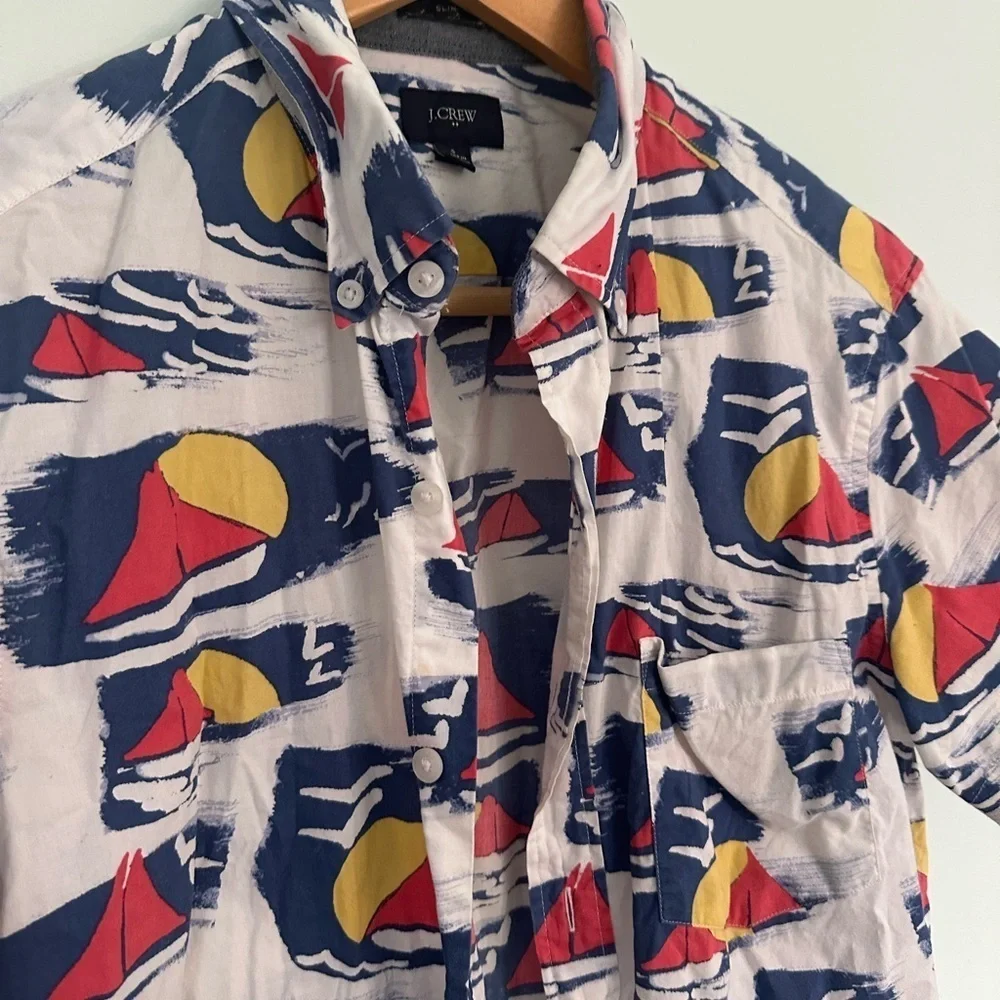 Jcrew vintage print shirt